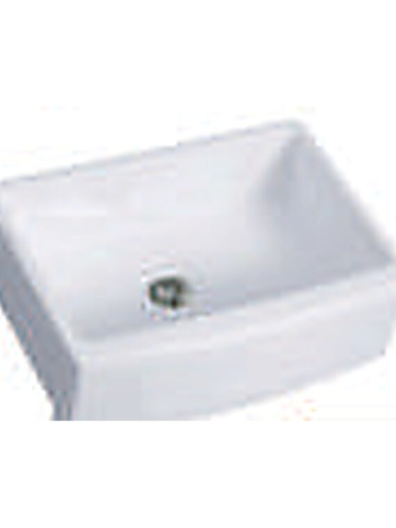 SMC CK3321 white porcelain curved apron-front kitchen sink, 32-1/2 x 20-3/4 x 10 inches
